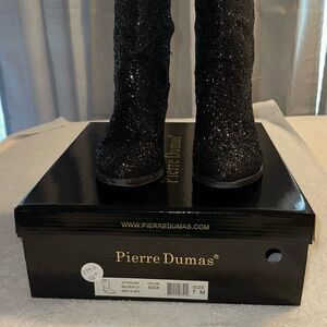 Pierre Dumas Black Sparkle Boots